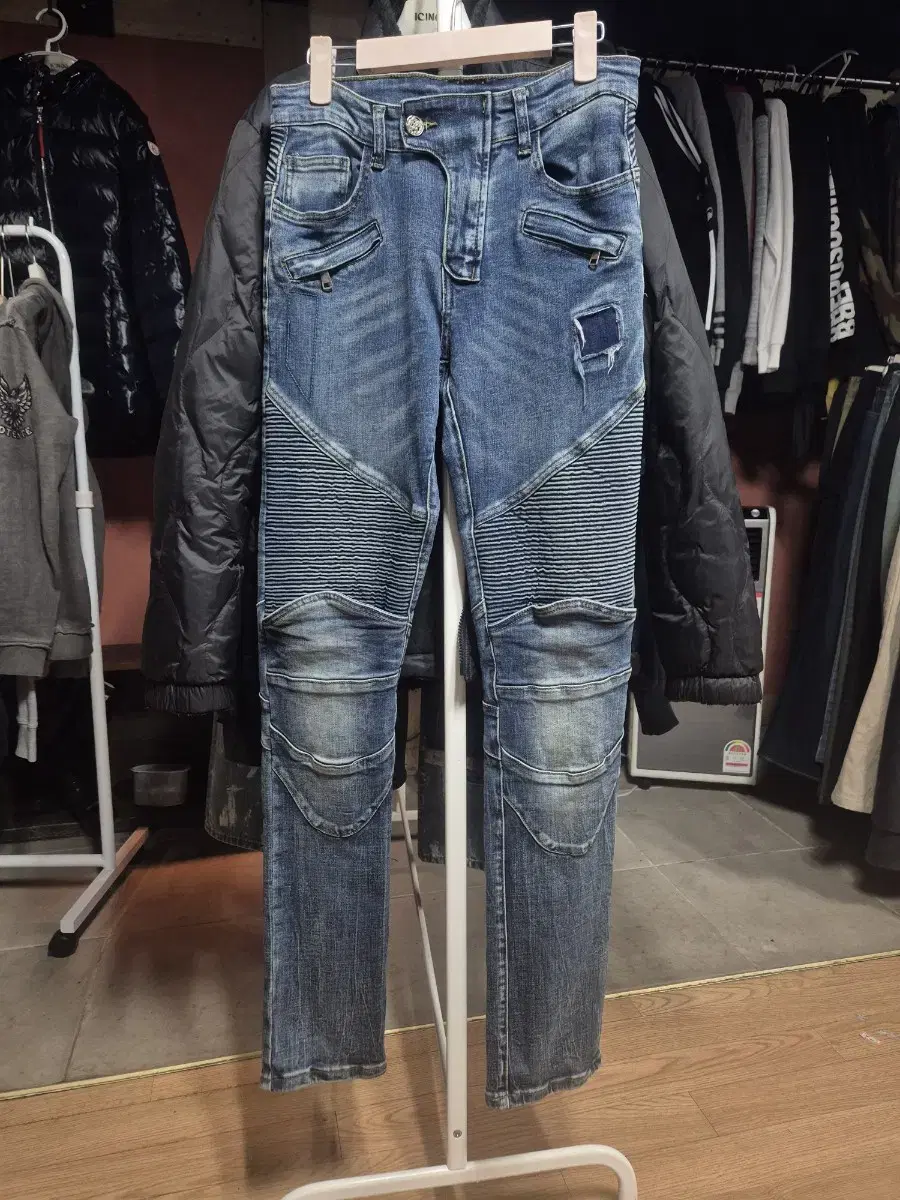 LOONG BIKER JEAN 청바지