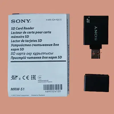 SONY 정품 64G SD 카드와 전용 리더기