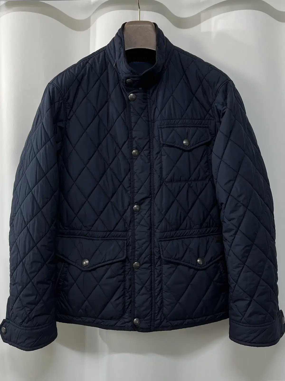 21FW Polo Ralph Lauren Dark Navy Dartmouth Quilted Jacket RRLDoubleL