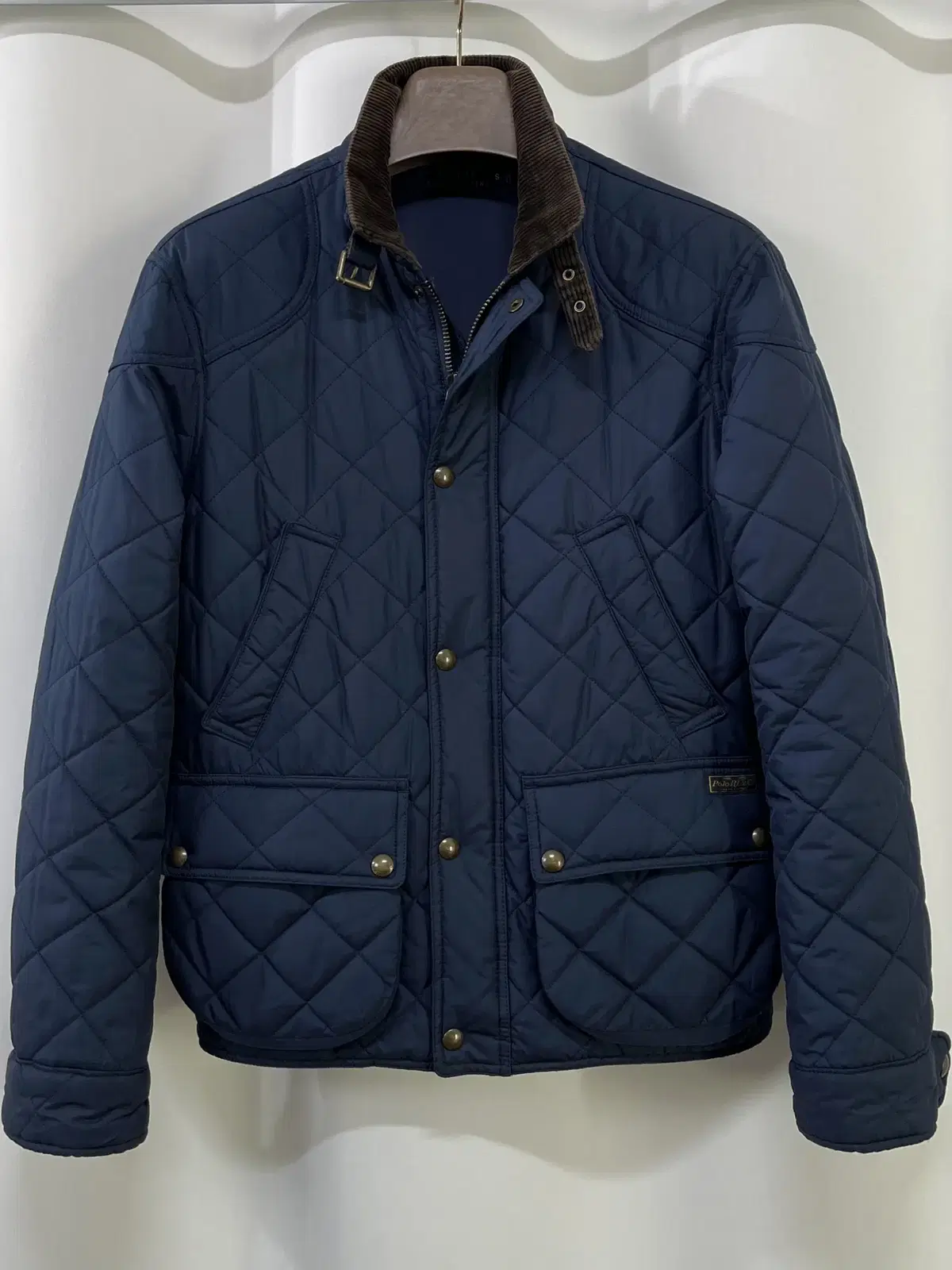 Polo Ralph Lauren Richmond Deep Navy Corduroy Biker Quilted Jacket RRLDoublel