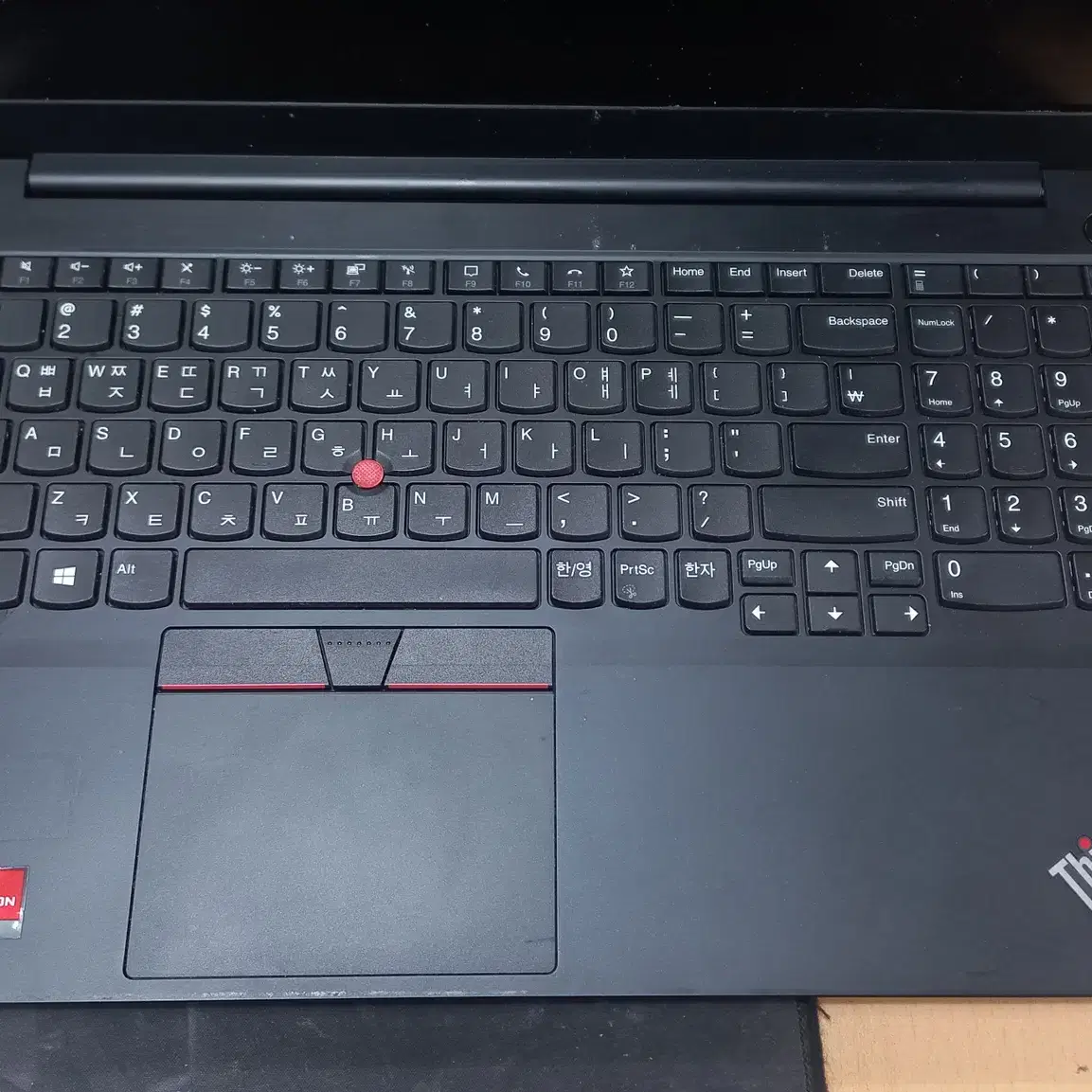 레노버 thinkpad e15 부품용 노트북 팝니다.