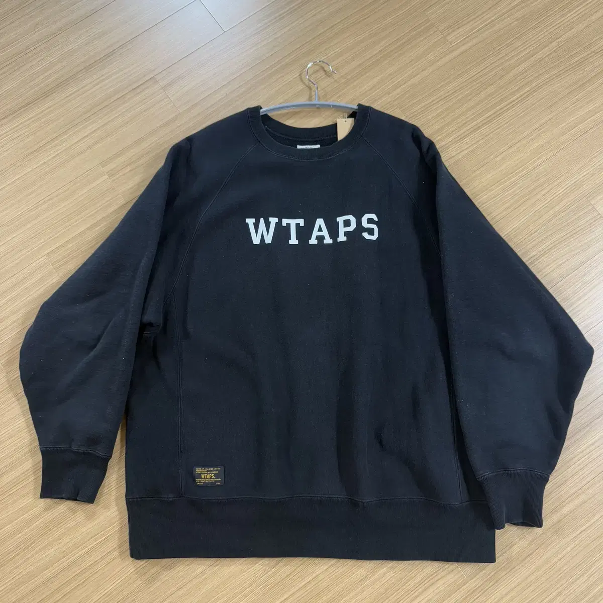 WTAPS 17ss 더블탭스 스웻셔츠 (블랙탭)