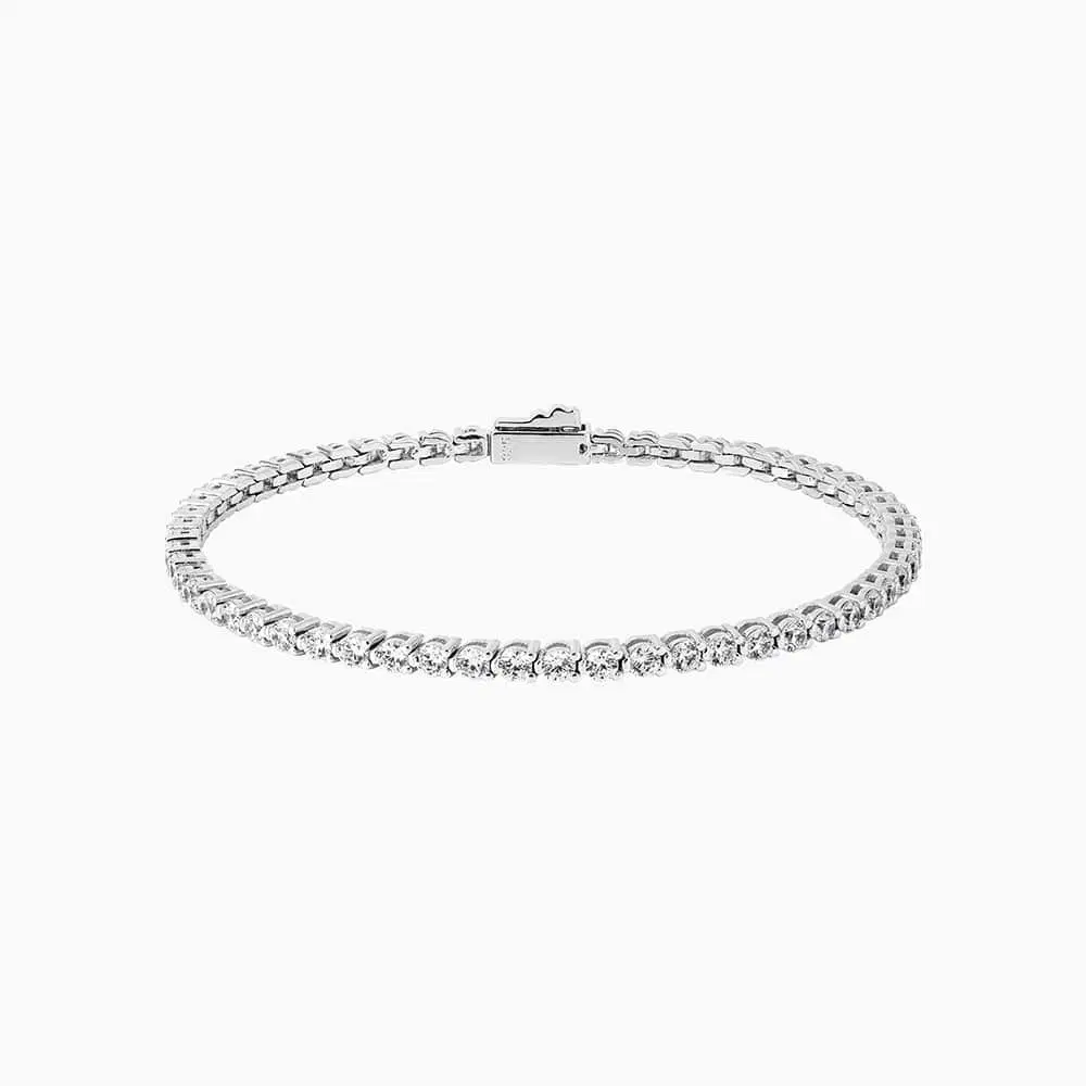 Atelier Mini Block Cubic Silver Bracelet