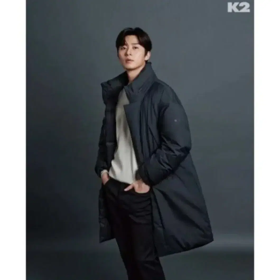 k2 박서준 덕다운 패딩(다크그레이)