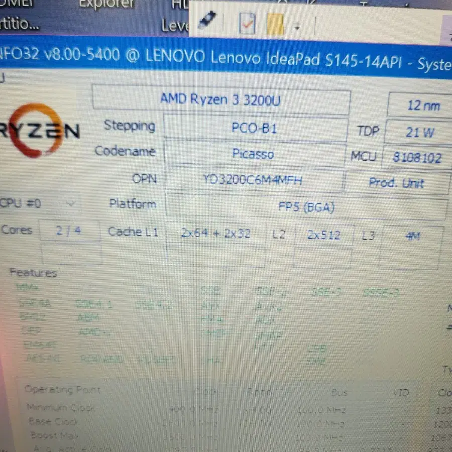 수리용<2059>Lenovo s135 ryzen3  3200u