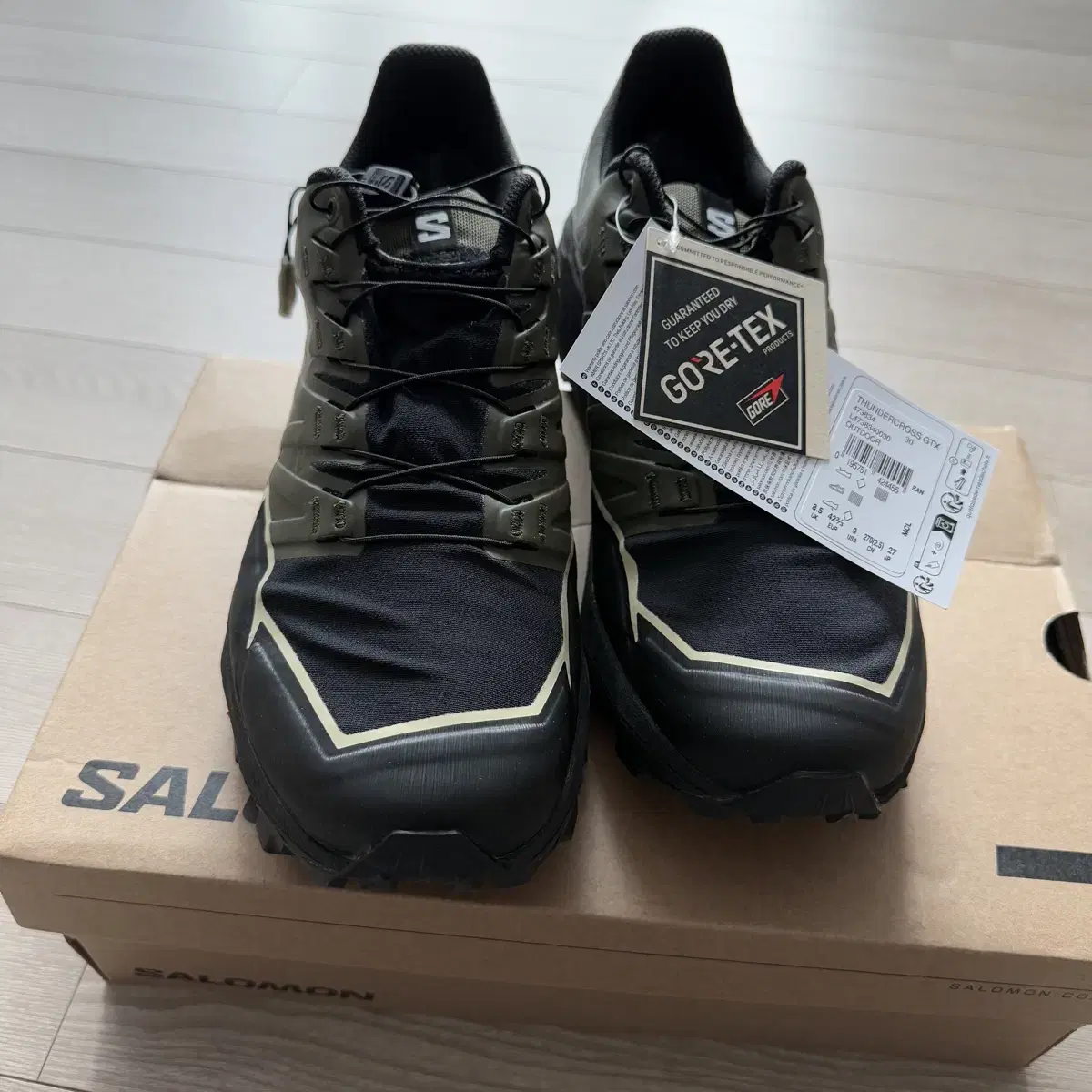 (새상품, 270) salomon 살로몬 썬더크로스 gtx 트레일러닝화