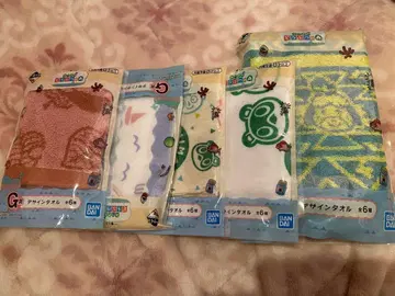 모여봐요 동물의 숲 제일복권 G상 디자인 타올