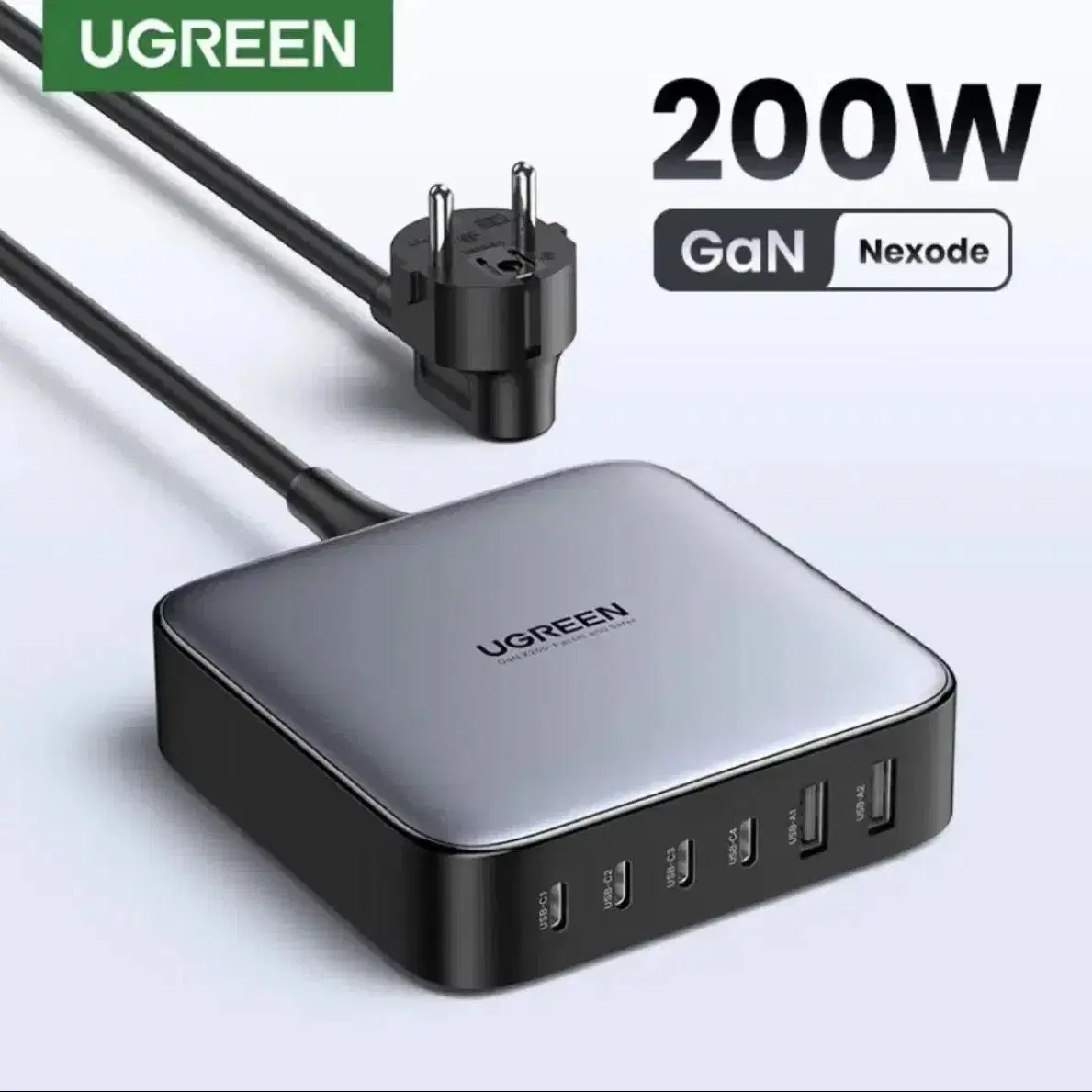 유그린 ugreen nexode 200w GaN 충전기