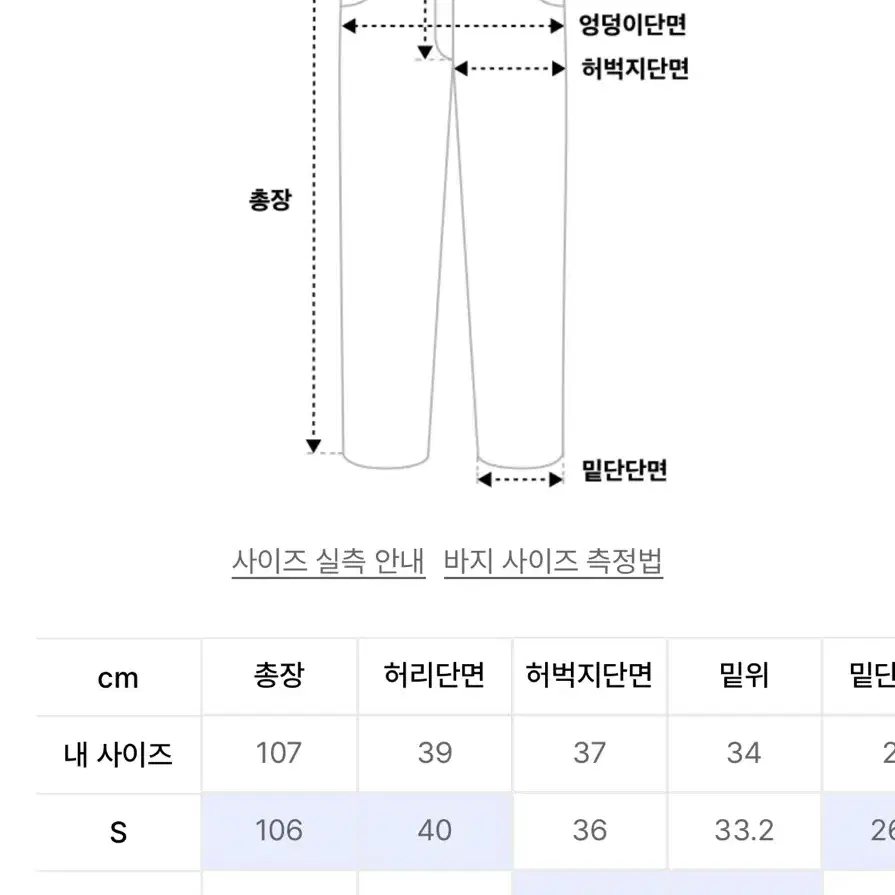 메종미네드 카고 팬츠 화이트 S