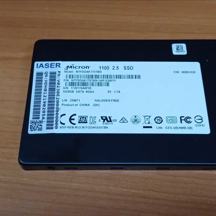 중고 ssd1테라 micron