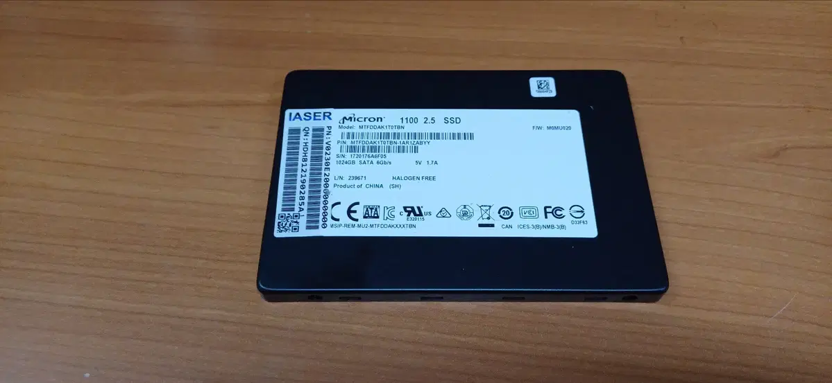 중고 ssd1테라 micron