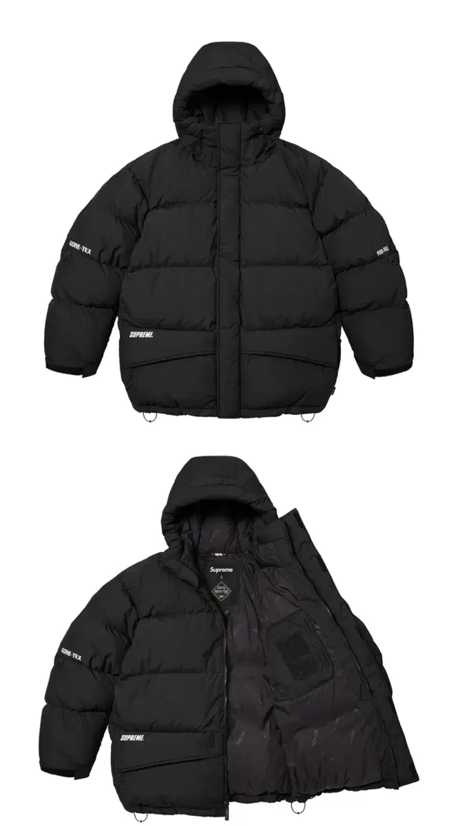 Supreme 900-fill Gore-Tex Fill Down Parka Black