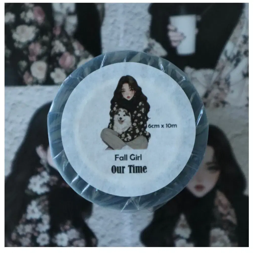 [우리의 시간]Fall Girl Pet 3D 광택 마테 마테컷