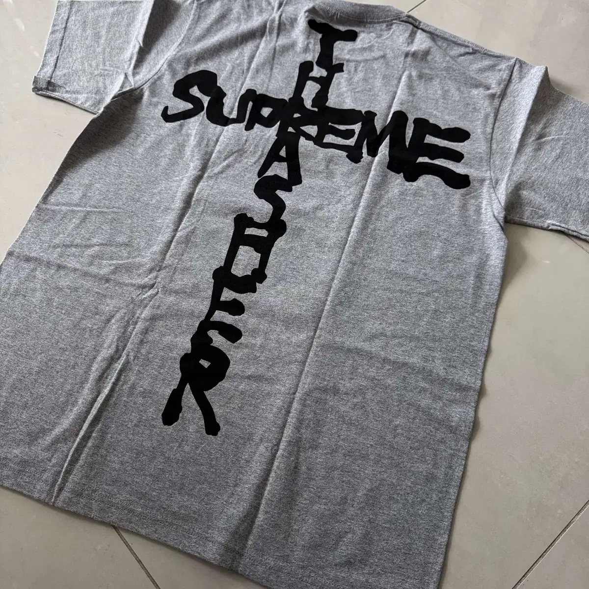 SUPREME CROSS TEE 크로스티