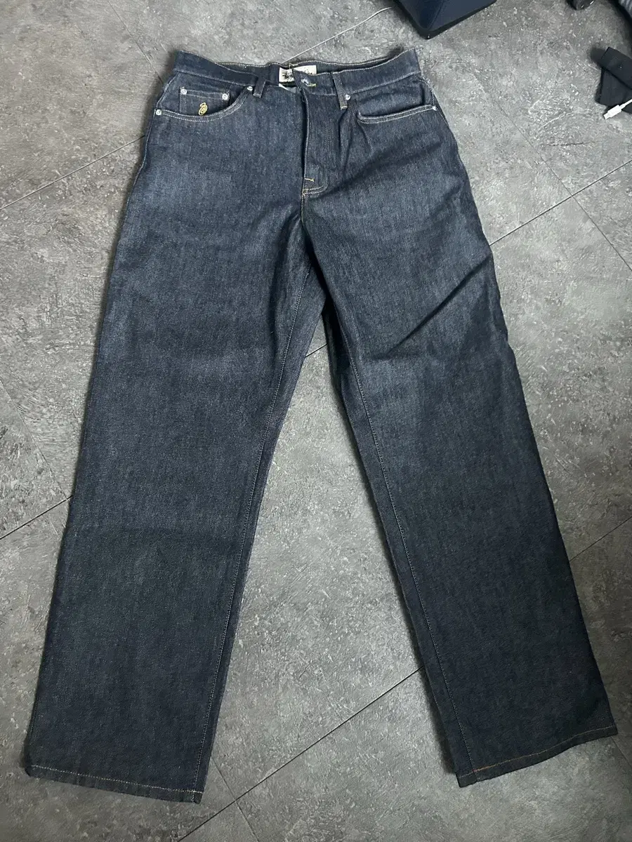 스투시 BIG OL' JEAN DENIM RINSED INDIGO 30