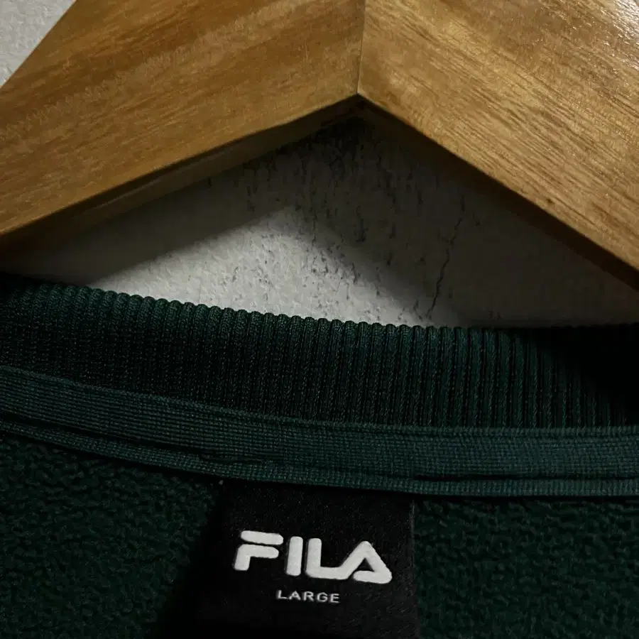 100-105 FILA 휠라 후리스 플리스 루즈핏 맨투맨 정품