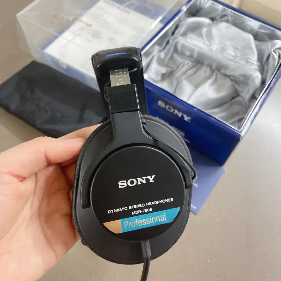 풀셋) 소니 MDR7506 모니터헤드셋 헤드폰 SONY