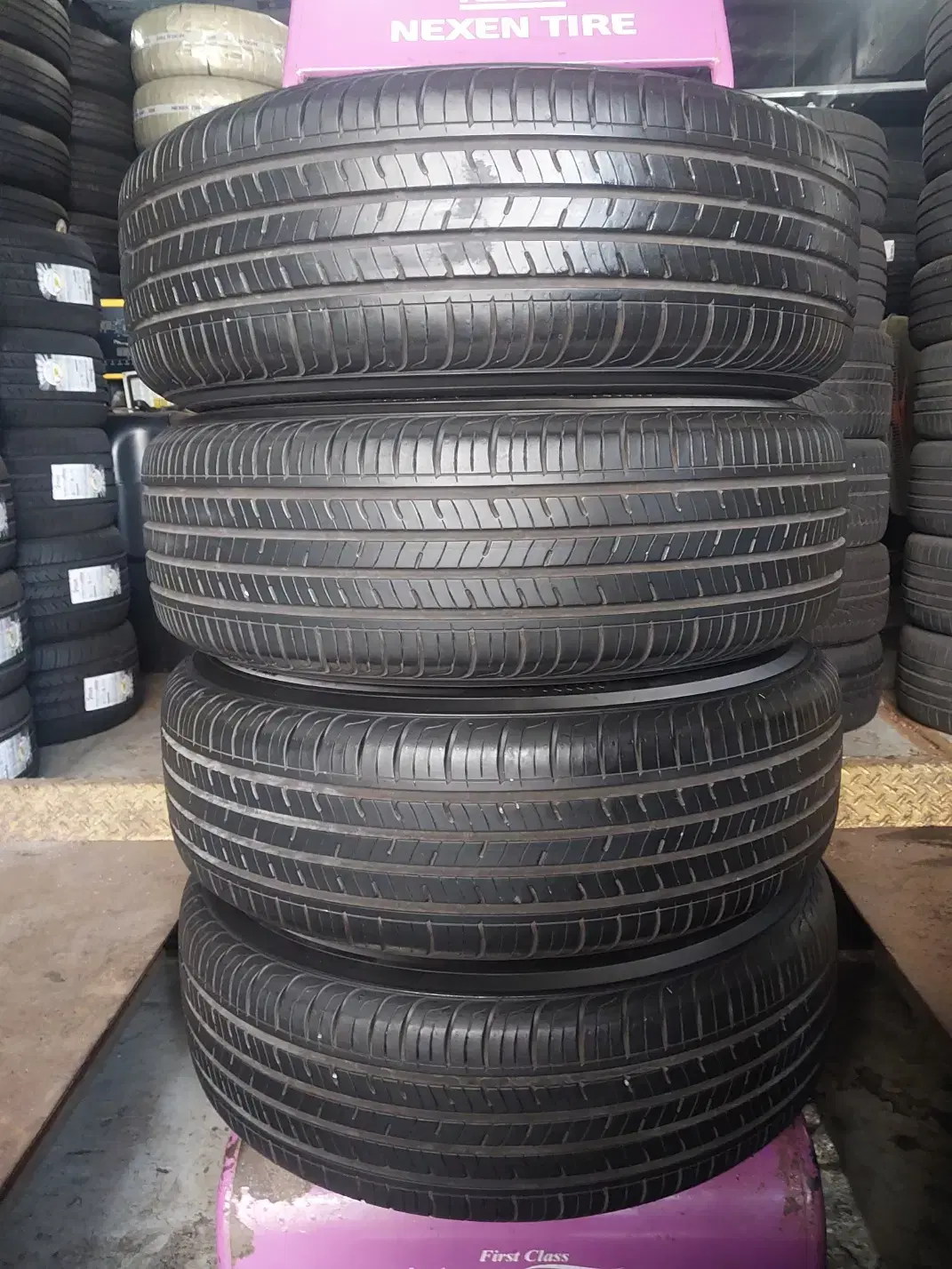 2156516 XM3 중고타이어 215/65R16 깡통휠&타이어 세트