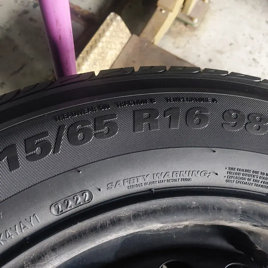 2156516 XM3 중고타이어 215/65R16 깡통휠&타이어 세트