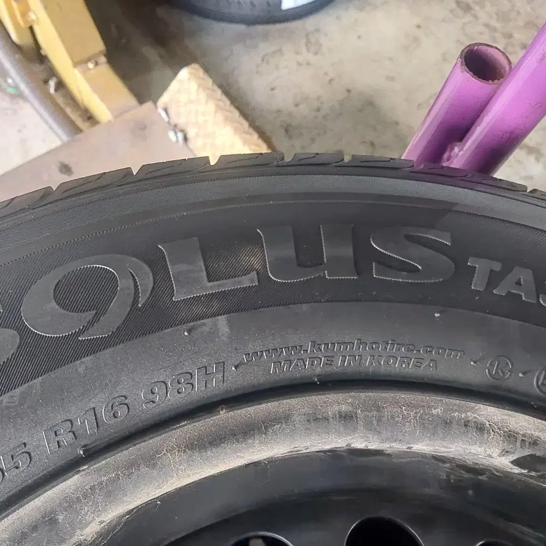 2156516 XM3 중고타이어 215/65R16 깡통휠&타이어 세트