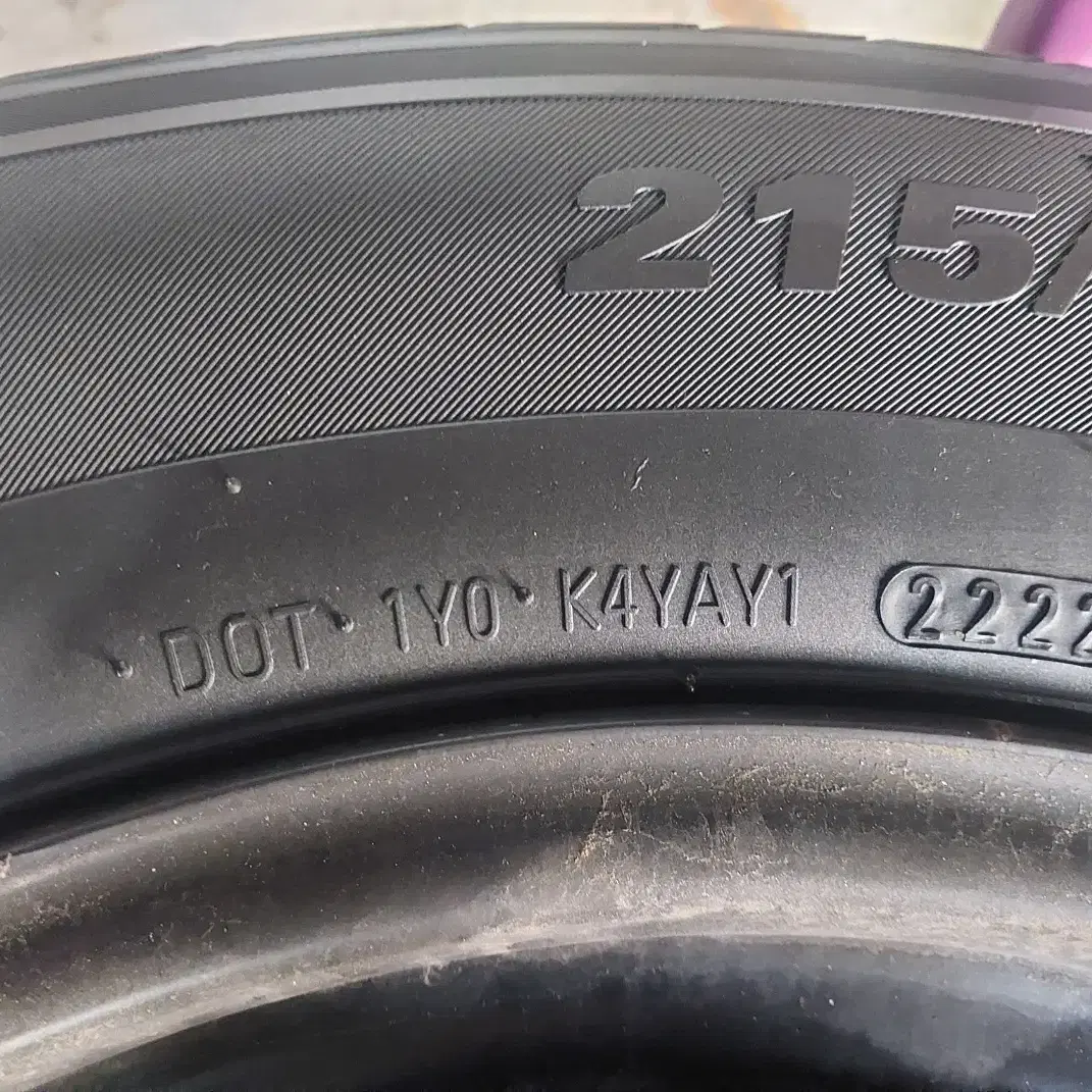 2156516 XM3 중고타이어 215/65R16 깡통휠&타이어 세트