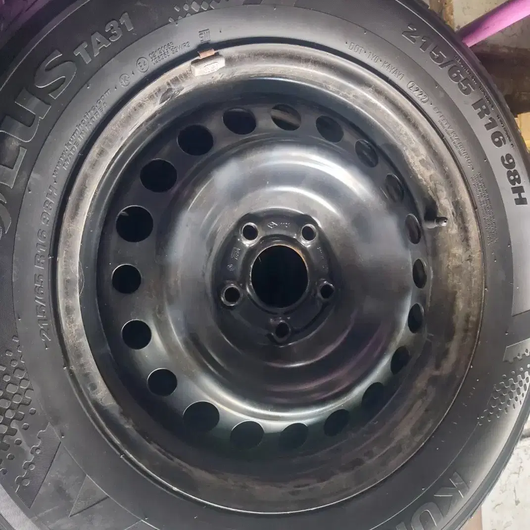 2156516 XM3 중고타이어 215/65R16 깡통휠&타이어 세트