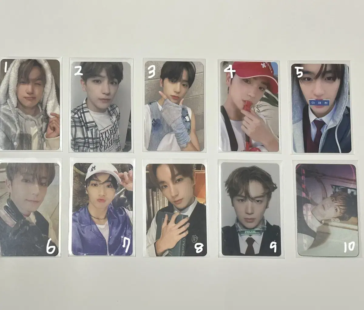 The Boyz hyunjae photo kard wts sell applemusic lifeguard name badge bunny blanket usa party