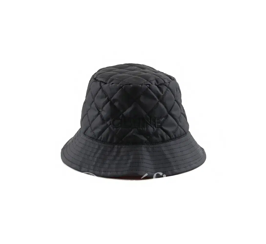 Seline 2AUB0495M Quilted Nylon Logo Bucket Hat M