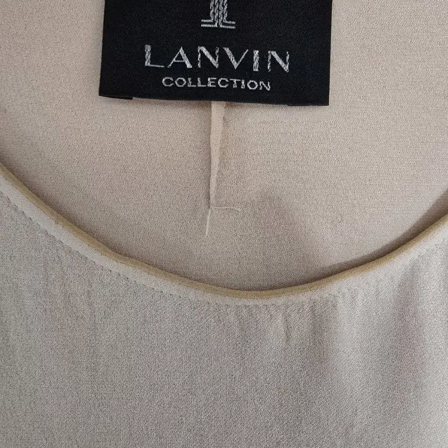 LANVIN 랑방 컬렉션 견 긴팔 티블라우스