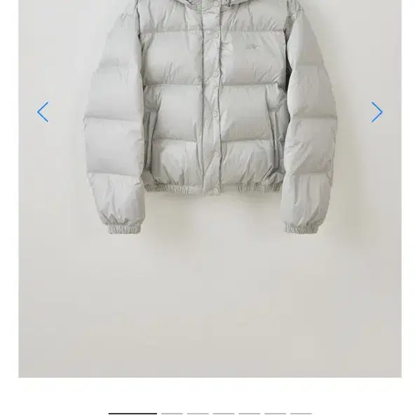 타낫 패딩 T/T Muddy puffer jacket (silver)