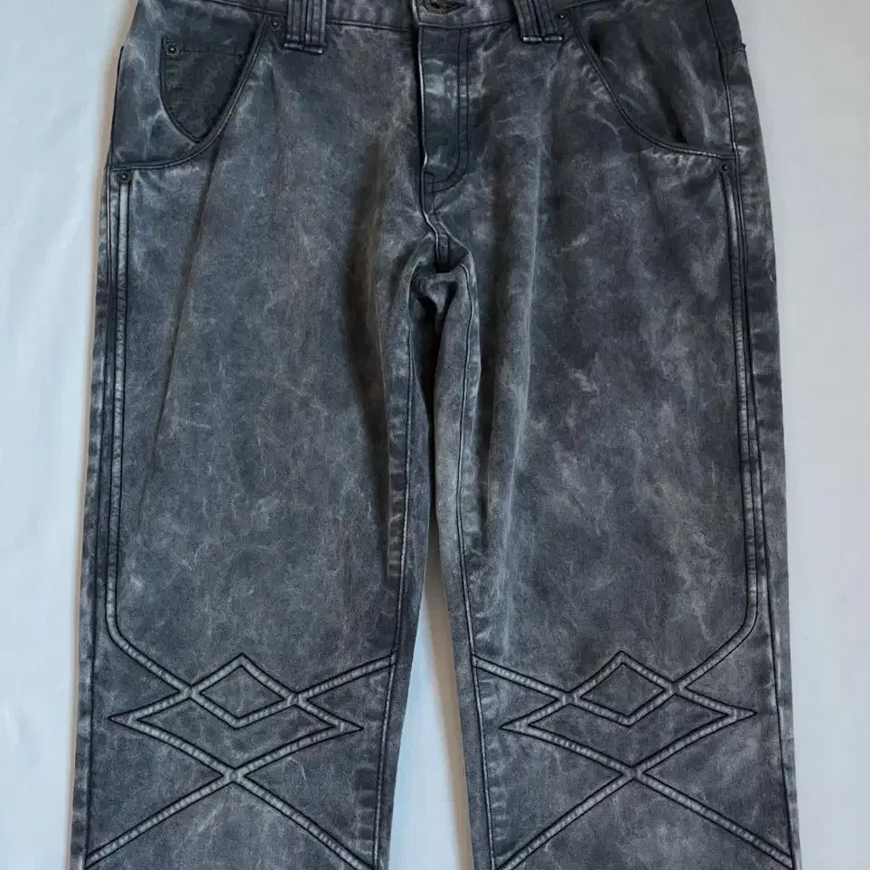 Morgan Homme Geometric Patterns Denim