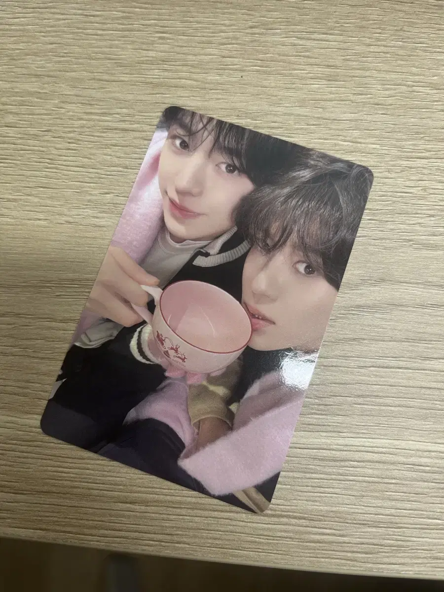 nct wish pinkchristmas tc u wish sion unit photocard