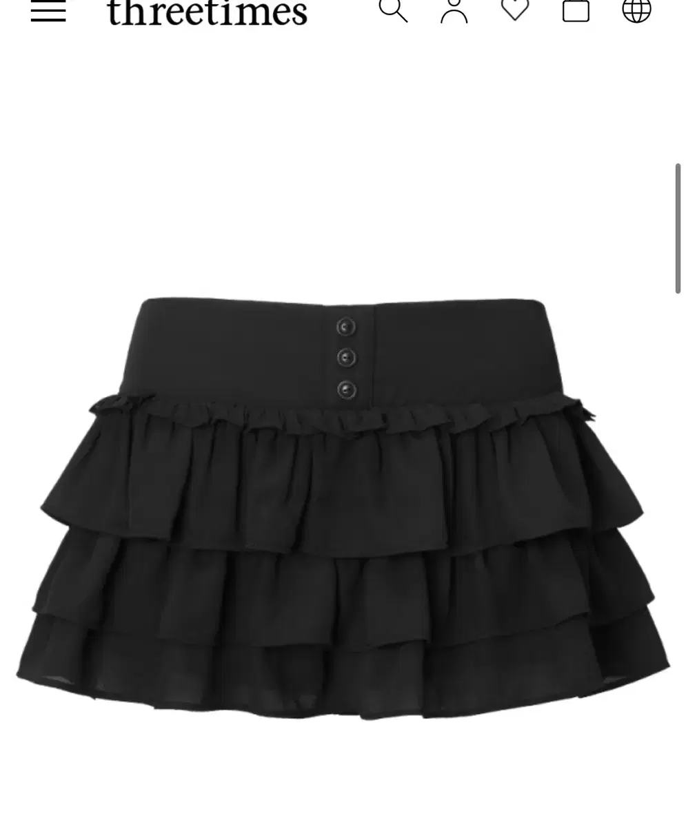 쓰리타임즈 Blush skirt xs