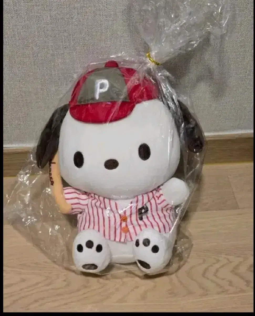 Pochaco Baseball Medium Doll New