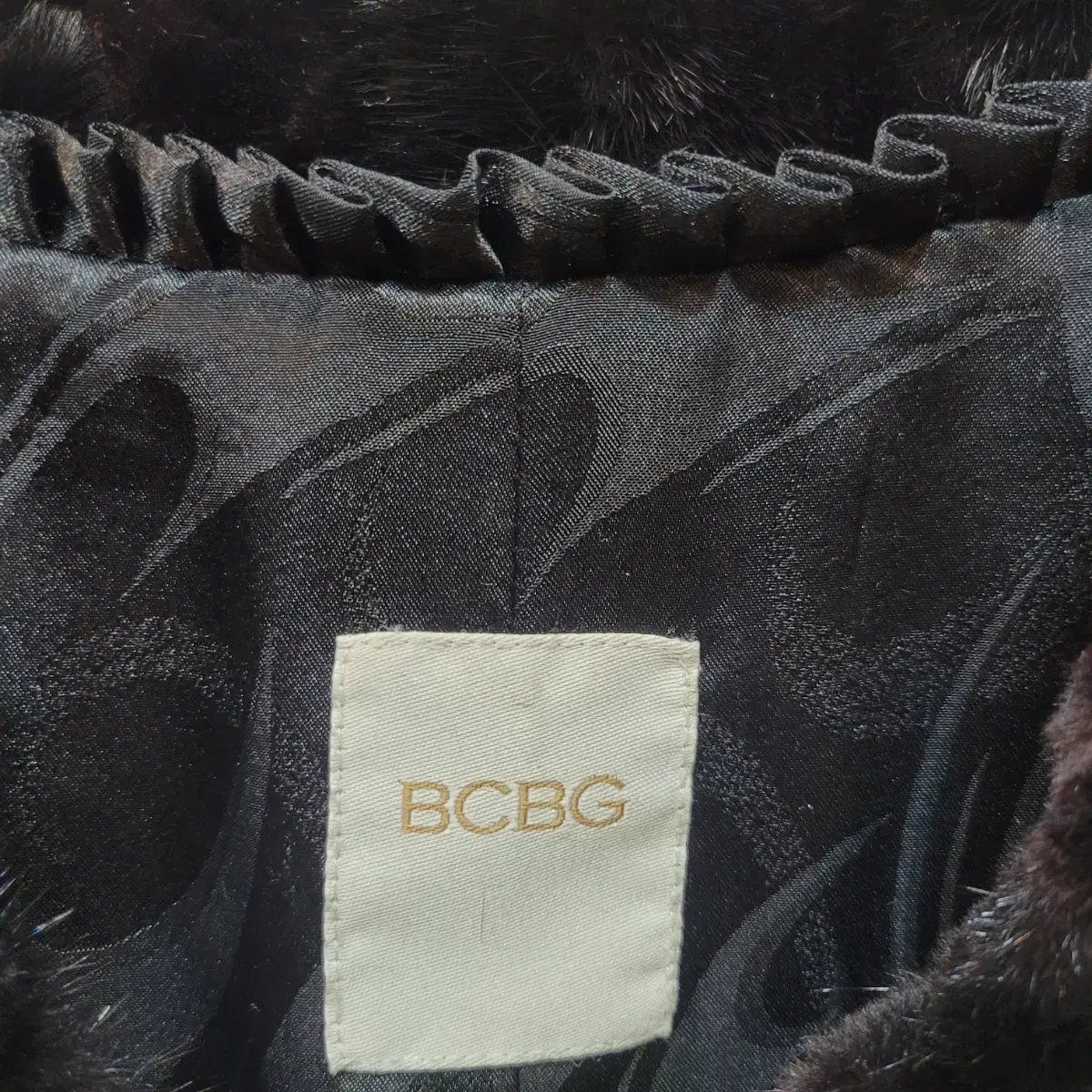 비씨비지 BCBG 밍크 코트