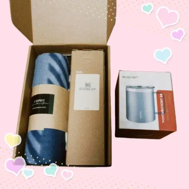 일괄 스탠리 루첸 텀블러 보온 물병 머그 컵 담요