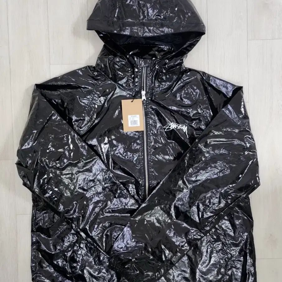 Stussy Beach Shell Coated Ripstop Black