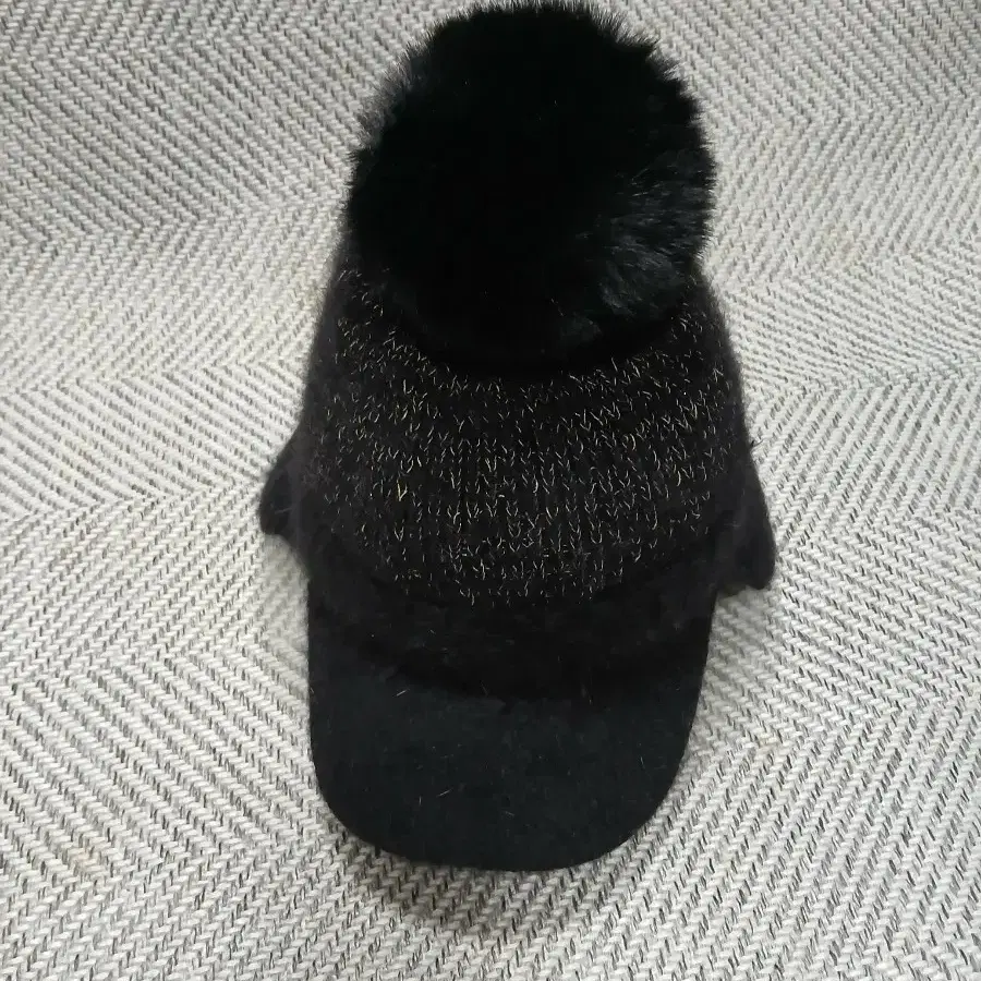 ANGORA CASH CAP 블랙 새제품