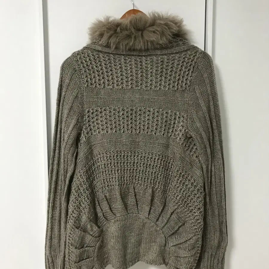 vintage fur cardigan