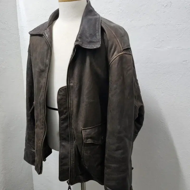 REAL LEATHER ITALY 자켓 남 100 J2984