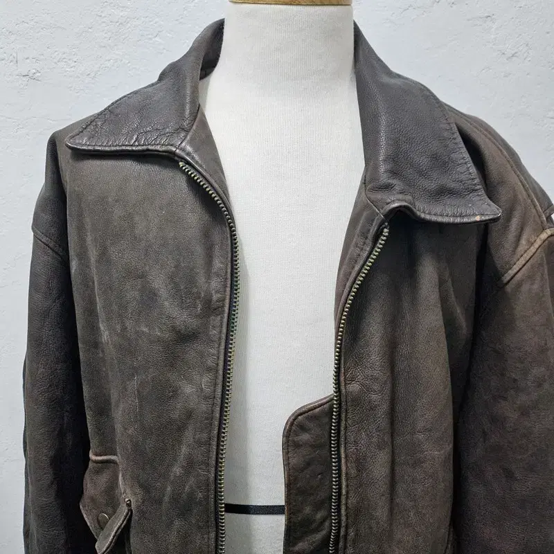 REAL LEATHER ITALY 자켓 남 100 J2984