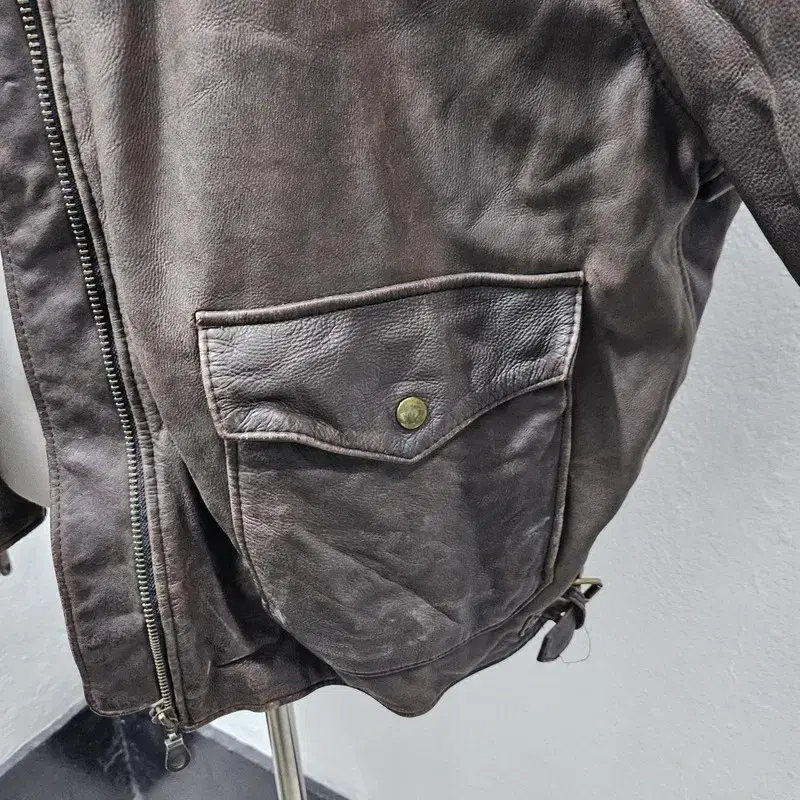 REAL LEATHER ITALY 자켓 남 100 J2984