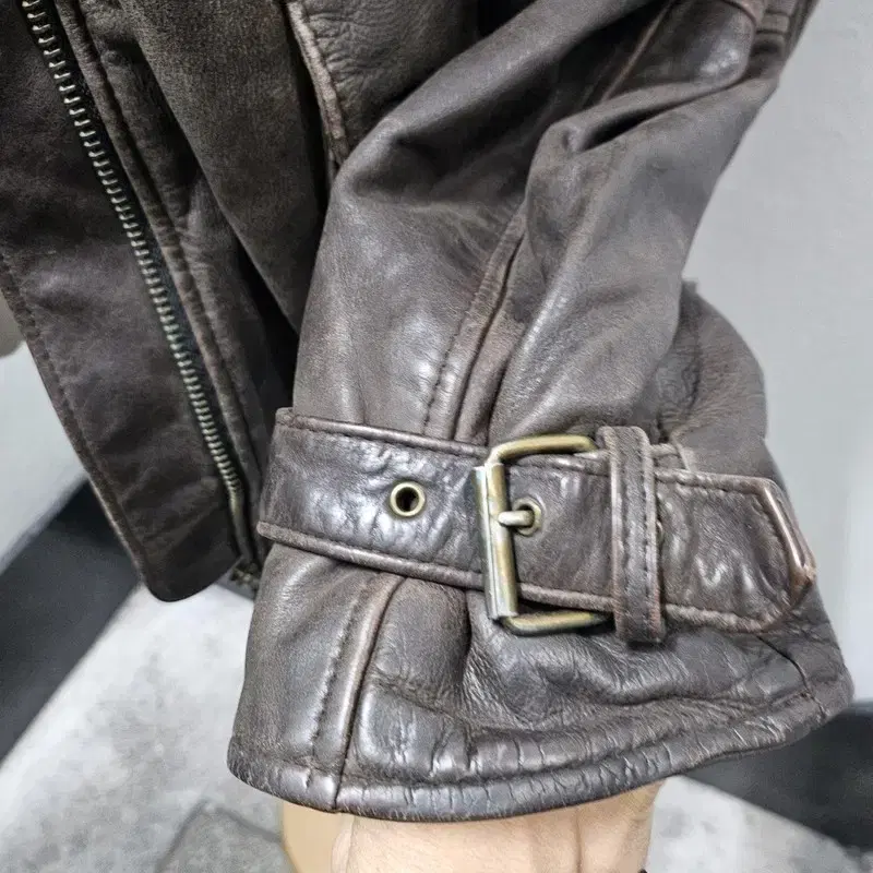 REAL LEATHER ITALY 자켓 남 100 J2984