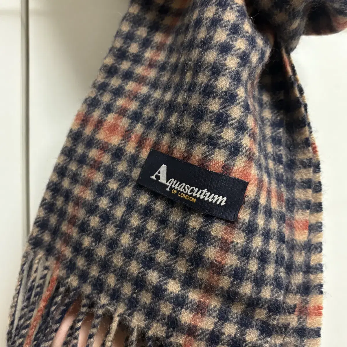 aquascutum 아쿠아스큐텀 목도리 머플러