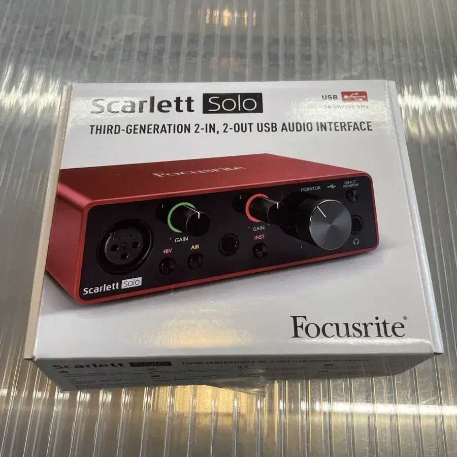 Focusrite Scarlett Solo 3rd Gen 오디오 인터페이