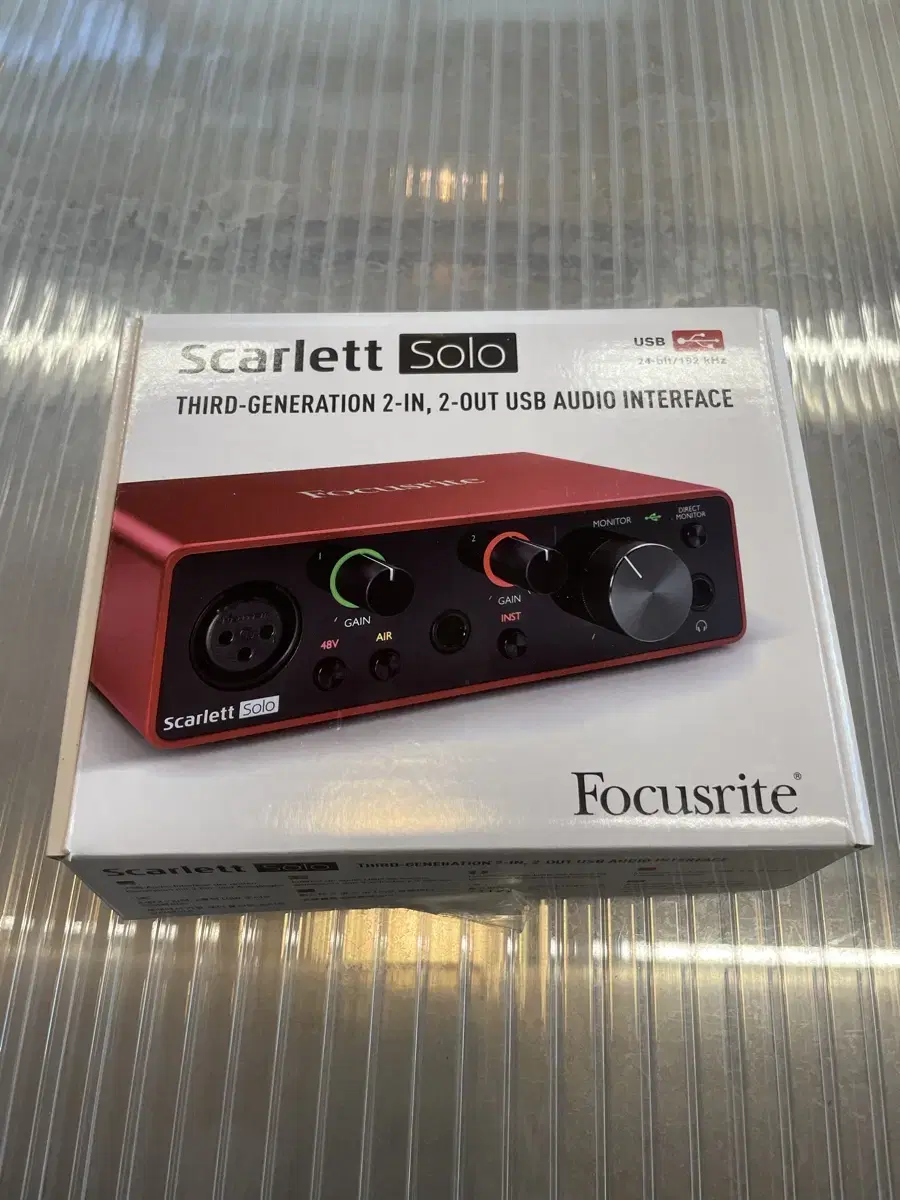 Focusrite Scarlett Solo 3rd Gen 오디오 인터페이