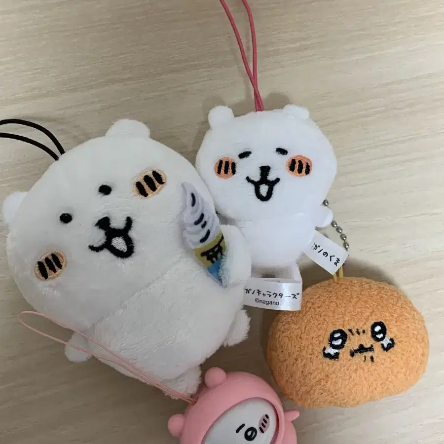 농담곰 8cm 발그레곰 후류 아이스크림 우는 고로케 잠옷 치이카와 일괄