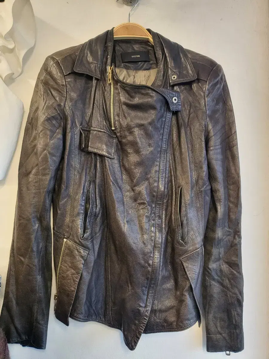 SystemLeatherJacketS