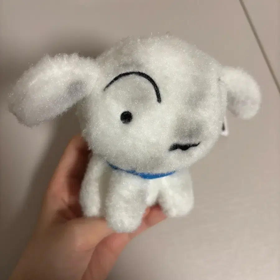 짱구 탄광마을 흰둥이 인형 키링