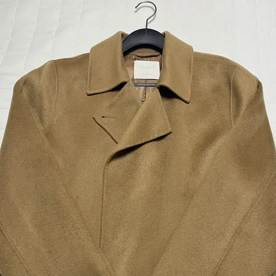 프론트로우 코트 카멜 Cashmere Handmade Coat S